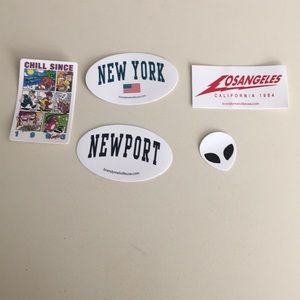 1 of each of these super cool stickers!